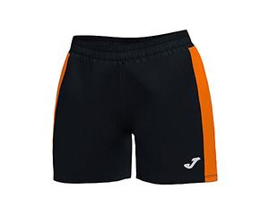 Joma Unisex Maxi Short Black Orange Black-Orange Short