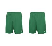 Joma Unisex's 100053.450 Team Shorts Green, Large (Pack of 2)
