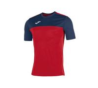 Joma Winner M/C Men's T-Shirt, Mens, 100946.603_L, Rosso/Blu Marino, L