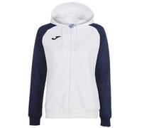 Joma Academy Iv Full Zip Sweatshirt White,Blue 12-14 Years Girl