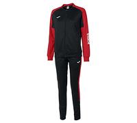 Joma Women's Eco Championship Tracksuit, Black Red, L