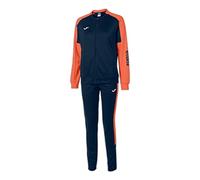 Joma Women's Eco Championship Tracksuit, Neon Orange Navy, M