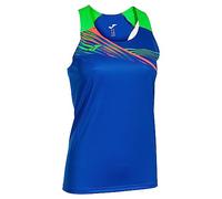 Joma Women's Elite X Tank Top T-Shirt, Royal/Green Flúor, L