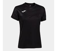 Joma Women's Montreal Short Sleeve T-Shirt, Black/White, S