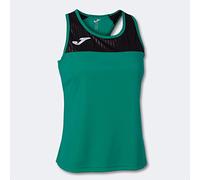 Joma Women's Montreal Tank Top T-Shirt, Green Black, M