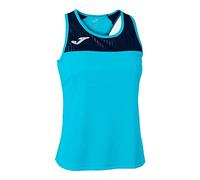 Joma Women's Montreal Tank Top T-Shirt, Navy Fluorescent Turquoise, XL