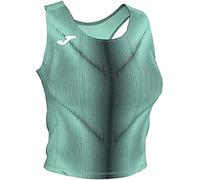 Joma Women's Olimpia Top Tank Top Sports Shirt Running Shirt Top, Green/Black, S
