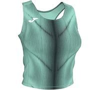 Joma Women's Olimpia Top Tank Top Sports Shirt Running Shirt Top, Green/Black, S