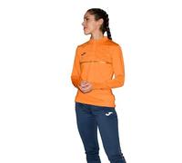 Joma Record Iii Half Zip Sweatshirt Orange S Woman