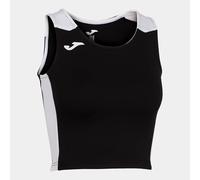 Joma Women's Running Top, XS - XL, Lightweight and Breathable Sports Bra - Record II Black White