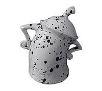 Jomewory Canister with, Fun Sassy Food Jars & Canisters, Jars for Kitchen Storage, Desktop Akimbo Cup Ornament, 20x18cm