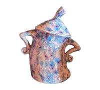 Jomewory Canister with, Fun Sassy Food Jars & Canisters, Jars for Kitchen Storage, Desktop Akimbo Cup Ornament, 20x18cm