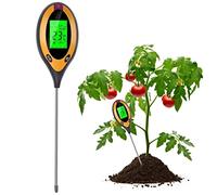 Jomewory Soil Meter | Digital Soil PH Meter - 4 in 1 Soil PH Moisture Meter, Plant Water Light Tester for Indoor and Outdoor