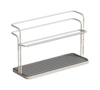 Jomewory Standing Drying Rack for Baby Bottles, Double-Layer Mug Bottle Drainer Rack, Kitchen Storage Shelf Bottle Drying Rack for Kitchen, Countertop - 20x12x31,5cm