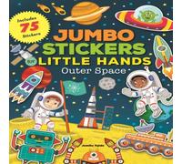 Jomike Tejido Jumbo Stickers for Little Hands: Outer Space Book Jomike Tejido Multicolor