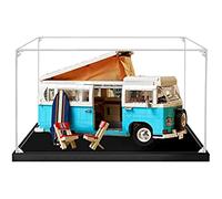 JOMIOD Acrylic Display Case for Lego 10279 T2 Camper Van Dustproof Display Case Compatible Lego 10279 Model - Without Model Kit