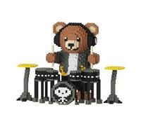 JOMIOD Bear Building Blocks, Cute Little Brick Bear Rocks, Micro 3D Animal BuildingBlocks for Adults and Teens, Home and Office Decoration, Birthday and Valentine's Day Gifts - 7000 PCS