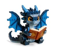 JOMIOD Dragon Building Block Model, Collectible Model for Building, Adorable Chibi Dragon with Book, Construction Kit Birthday Gift for Teenagers and Adults - 800+ PCS (Style A)