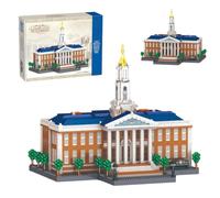 JOMIOD Harvard Memorial Church Micro Building Blocks Set, 3047 PCS Architecture Collection Blocks for Adults & Teens Historic Landmark Home Office Desk Decor Display Gift