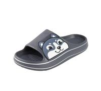JOMIX MES250418 Men's Dog Design Slippers, Non-Slip Slippers for Home and Beach, Comfortable Summer Lightweight Slippers for Shower, Pool and Holiday, marine, 10/10.5 UK