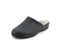 JOMIX Women's Sanitary Clogs Men's Breathable Medical Shoes Classic Wedge Slippers for Hospital Garden Beach, ITU1758, B-Navy, 11 UK