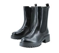 JOMIX Women's Winter Boots, Casual Leisure Chelsea Boots, Black, 4 UK