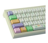 JOMKIZ Keycaps, 143-key Dyed Sublimation Cherry Profile Custom PBT Keycap Set for Cherry MX Switches ISO/ANSI Layout Mechanical Keyboards