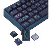 JOMKIZ Keycaps, 148 Keys Dye Sublimation Cherry Profile Keycaps Japanese Keycap Set for Cherry MX Switches ISO/ANSI Layout Mechanical Keyboards