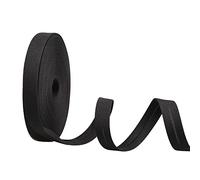 Jomnvo 1/2 Inch by 8M Double Fold Bias Tape Bias Binding Tape for DIY Garment Sewing Seaming Hemming Piping (Black)