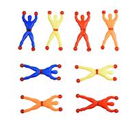 Jomnvo Berolle 24 PCS Window Crawler Men Party Bag Fillers Stretchy Sticky Wall Climbers Novelty Toys for Party Home School (24 Pieces)