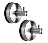 JOMOLA Suction Hooks for Bathroom Shower Hook Suction Stainless Steel Towel Hook Suction Tea Towel Holder Kitchen Vacuum Wall Bathroom Sucker Hooks for Shower Glass Hook Hanger for Window