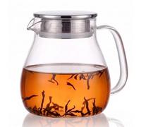 Jomop 750ml Glass Teapot - Crystal Clear Loose Leaf Tea Maker for Daily Brewing & Couples, Heat-Resistant Borosilicate, Serves 2-3 Cups, The Goldilocks Size