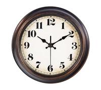 jomparis Vintage Wall Clock,20 cm Retro Silent Country Style Decorative Wall Clock for Kitchen,Bedroom,Home,Christmas Decor