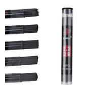 JOMPENS Erasable Mechanical Pencil Lead 90mm Large Capacity Replacement Lead, 0.5/0.7/0.9/1.3/2.0mm Black 2B Graphite Core, Easy To Carry, Suitable for Sketching Office Writing Stationery (1.3mm)