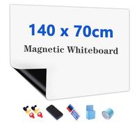 JOMUSAGA Self-Adhesive Magnetic Whiteboard Wall Sticker, 140 x 70 cm