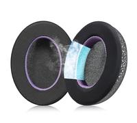 Jomwag Magic Ice Gel Replacement Earpads for Sony WH-1000XM3 - Black/Purple Ear Pads with Enhanced Comfort