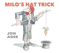 Jon Agee Milo's Hat Trick Paperback Book Jon Agee Multicolor