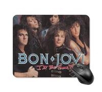 Jon Bon Jovi Notebook Decorative Skidproof Versatile Mouse Pad Mat Anti-Slip Hygienic Laptop Reliable Control