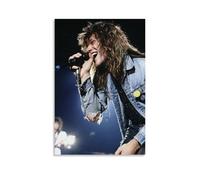 Jon Bon JoviFamous Film And Television Figures Pop Music Figures Poster Decoration Canvas Art Decoration Print Signature Photo Living Room Home Decoration08x12inch(20x30cm) Unframe-style-39