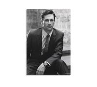 Jon Hamm Poster Art Wallpaper (1) Poster Cool Artworks Painting Wall Art Canvas Prints Hanging Picture Posters 16x24inch(40x60cm)