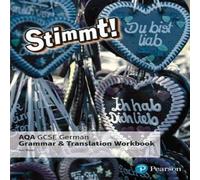 Jon Meier Stimmt AQA GCSE German Grammar & Translation Workbook Paperback Jon Meier Multicolor