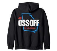 Jon Ossoff For U.S. Senate Georgia State Design Zip Hoodie