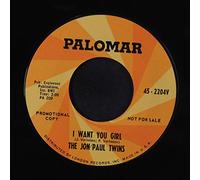 JON/PAUL TWINS - i want you girl / candy kisses 45 rpm single