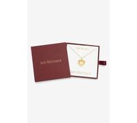 Jon Richard 14Ct Real Gold Plated Heart Birthstone Pendant - June - Gift Boxed Gold One Size