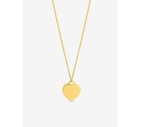 Jon Richard 14Ct Real Gold Plated Sterling Silver Polished Heart Pendant Gold One Size