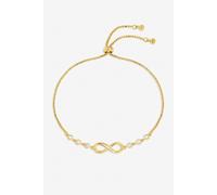 Jon Richard Women's 18K Gold Plated Infinity Toggle Bracelet Jon Richard Gold One Size