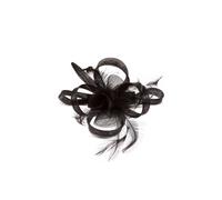 Jon Richard Black Small Fascinator One Size Black