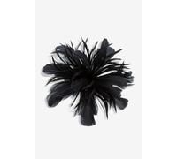 Jon Richard Black Statement Floral Clip Fascinator One Size Black