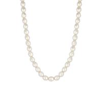Jon Richard Cream Pearlised Baroque 16 Inch Necklace Cream