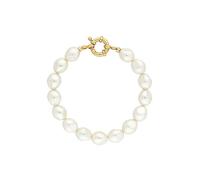 Jon Richard Cream Pearlised Baroque Bracelet Cream